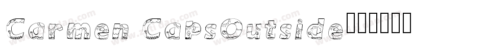 Carmen CapsOutside字体转换